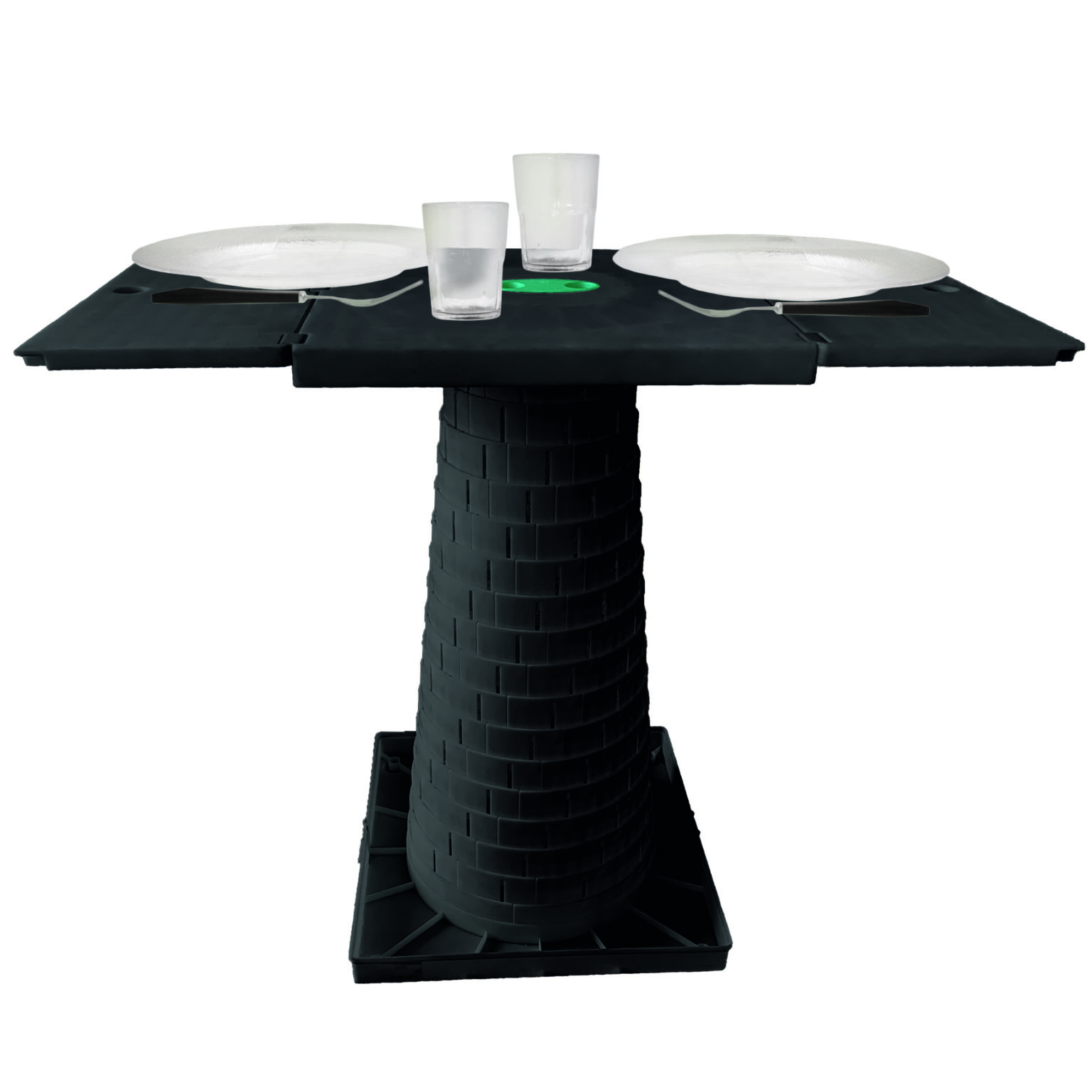 retractable patio table